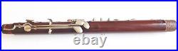 1890's Josef Raucher Munich Viennese Cocobolo Wooden 11-Keyed German Flute