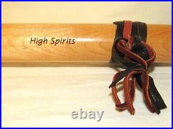 2007 High Spirits Wooden Flute White Tail Hawk In Birch Wood New