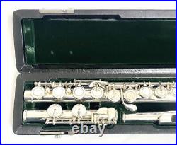 ALTUS Flute A807 E-mechanical lip silver hard case soft case USED