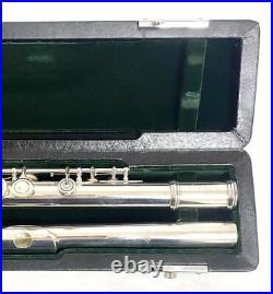 ALTUS Flute A807 E-mechanical lip silver hard case soft case USED