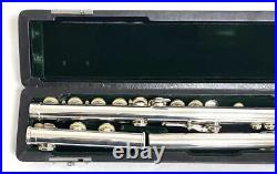 ALTUS Flute A807 E-mechanical lip silver hard case soft case USED