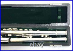 ALTUS Flute A807 E-mechanical lip silver hard case soft case USED