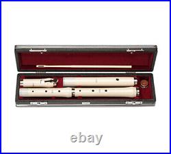 AULOS TRAVELSO AF-3 Flute Baroque Pitch Wind Instrument with Hard Case New