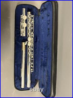 Amati Kraslice AFL 201 Flute In Silver With Case and Carry Bag Instrument D109