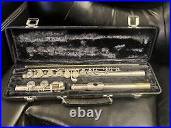 Artley 18-0 Silver Plated Flute with case, Very Good Condition, USA