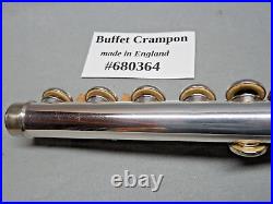 Buffet Silver Plated Flute With Case Cleaned & Reconditioned Plays Well
