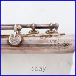 Claude Rive Solid Silver Handmade Flute SN 4997 HISTORIC COLLECTION