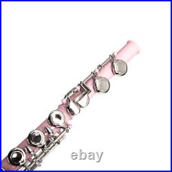 Cupronickel C 16 Closed Holes Concert Band Flute Pink