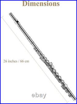 Eastar CONCERT FLUTE WITH CASE STAND STUDENT / INTERMEDIATE SCHOOL BAND FLUTES