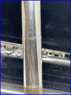 Elkhart Sterling Silver Music Products Custom Flute with Case