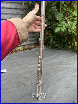 Flute Gemeinhardt Key Of C Plays Well -good Student Instrument