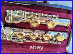 Flute Jupiter Capital Edition. Silver Plated With Gold-plated Lip Piece, 2 Cases