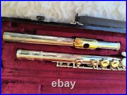 Flute Jupiter Capital Edition. Silver Plated With Gold-plated Lip Piece, 2 Cases