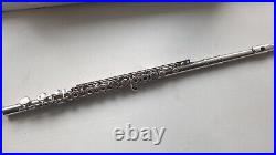 Flute Mateki MO-002 silver headjoint, silverplated body and keys