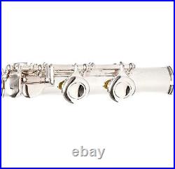 Flute Wisemann DFL-395, C key, 16hole, silver plated finish, with canvas case