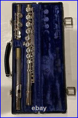 GEMEINHARDT 2SP SILVERPLATE FLUTE With CASE READY TO GO BEAUTIFUL PIECE