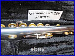 Gemeinhardt 2SP Silver Plated Flute with Case Reconditioned Near Mint Cond