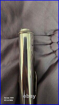 Gemeinhardt Flute KG Special Solid Silver Gold Plated Lip Open Hole Low B Foot