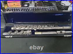 Gemeinhardt M3 Flute Open Hole Silver Plated Flute with Hard Case