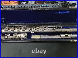 Gemeinhardt M3 Flute Open Hole Silver Plated Flute with Hard Case