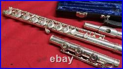 Gemeinhardt M3 Flute Open Hole Silver Plated Flute with Original Case (SS2094639)