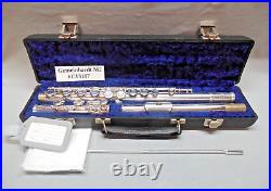 Gemeinhardt Silver Plated Flute With Case Cleaned & Reconditioned Plays Well