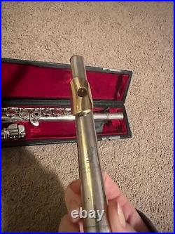 Gemeinhardt Solid Silver Head Open Hole B Foot Flute Reconditioned Ready