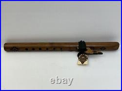 High Spirits Golden Eagle Native American Style Walnut Wood Flute (Key B) RARE
