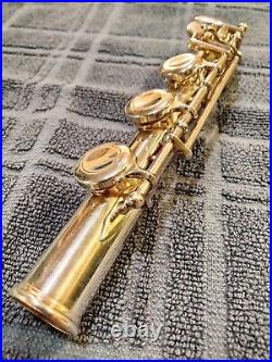 JUPITER JFL-611 Open Hole flute, Solid Silver Head, Silver Plated Body, B Foot