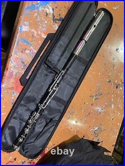 Late 20th century German Simple System 8-key Flute In Good Condition