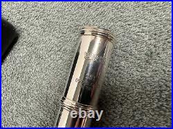 (LotA4) Yamaha 281 Open Hole Silver Plated Flute, Inline G Made in Indonesia