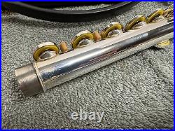 (LotA4) Yamaha 281 Open Hole Silver Plated Flute, Inline G Made in Indonesia