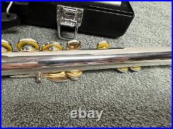 (LotA4) Yamaha 281 Open Hole Silver Plated Flute, Inline G Made in Indonesia