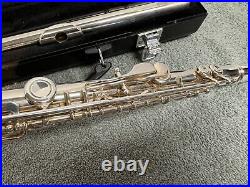 (LotA4) Yamaha 281 Open Hole Silver Plated Flute, Inline G Made in Indonesia