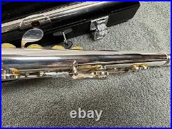 (LotA4) Yamaha 281 Open Hole Silver Plated Flute, Inline G Made in Indonesia