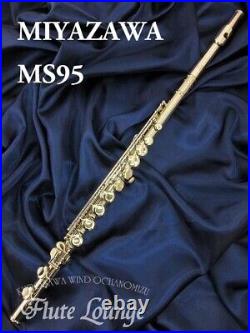 MIYAZAWA Flute MS-95 Silver Head Musical Instrument Used From Japan