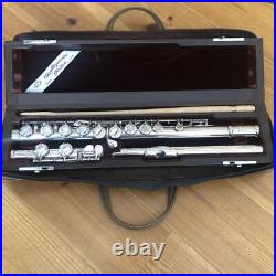 MIYAZAWA MS-70S Flute Musical instrument with Hard Case Used JP