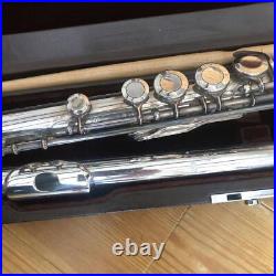 MIYAZAWA MS-70S Flute Musical instrument with Hard Case Used JP