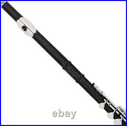 Mendini By Cecilio Flutes Closed Hole C Flute For Beginners, 16-Key Black