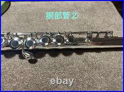 Miyazawa Head Joint Silver Flute With Pearl Case