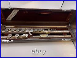 Miyazawa MS-95S Flute Wind musical instrument withCase Used