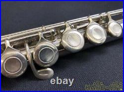 Muramatsu M-120 Flute Silver 1993 Musical Instrument Used with Hard Case