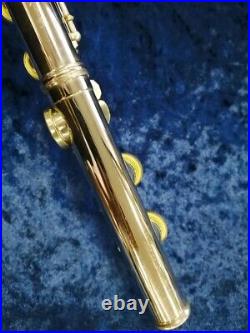 Muramatsu M-120 Flute Silver with Hard Case Musical Instrument Used Rare
