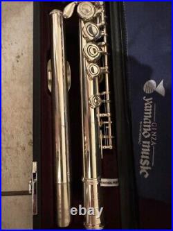 NEAR MINT Yamaha Flute YFL-212 Musical instrument with Hard Case used Japan