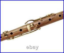 NEW Student 8-key Irish Flute Whistle Cocobolo Wood 440 D'Almaine London