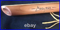 NOOLIDGE Native American Style Flute 6 Holes 21 Cedar 1.25 DIA Leather Details