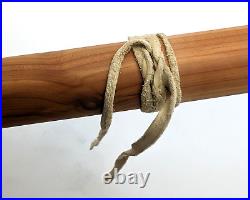 Native Style Flute Wooden Cedar Wood Bear Fetish Bear Branding 23 in