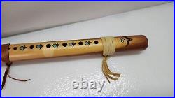 New'High Spirits' Native American Flute 20 Turquoise Inlay. A minor New Unused