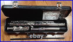 New Jz Musical Oxford Student Flute With Case & Warranty, C Foot, Closed Hole