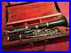 Old wood clarinet with original case